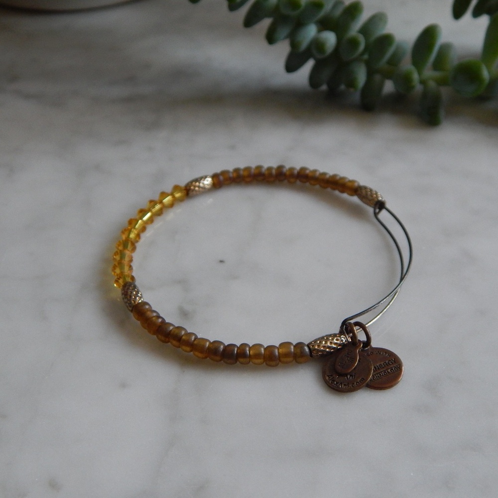 Alex & Ani / yellow bangle